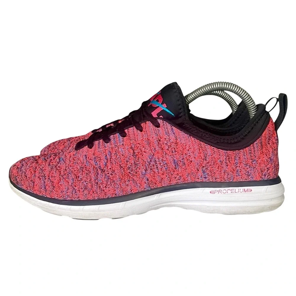 APL Athletic Propulsion Labs Women's Size 8.5 Running‎ Shoes Pink Knit Sneakers
